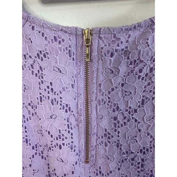 Womans motherhood Maternity lilac purple short lace babydoll dress size Large - Picture 6 of 7